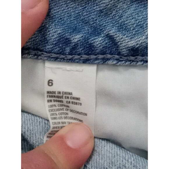 American Eagle Shorts Bundle Womens Size 6 Blue Distressed Cutoff Cotton - Picture 10 of 16